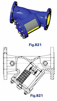 фильтр сетчатый фланцевый V 821 со сливной пробкой